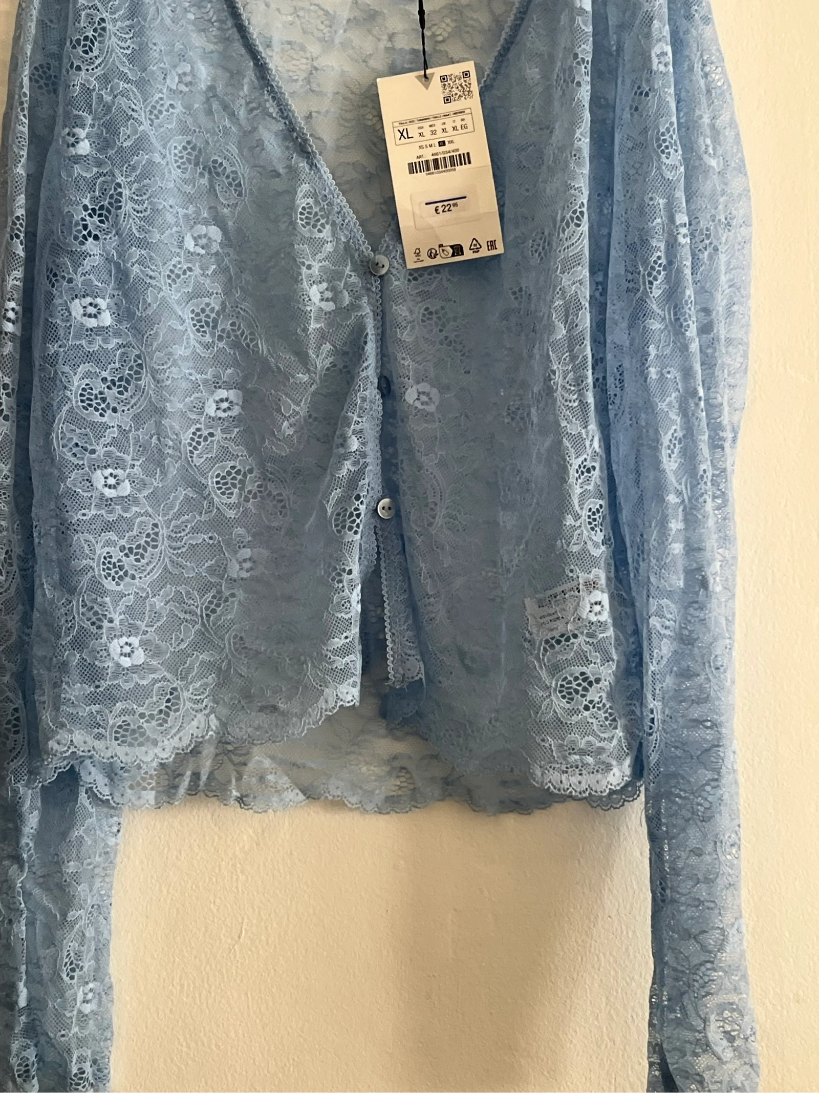 💙 Sky Blue Lace Zara Cardigan – New with Tag 💙 – photo 3